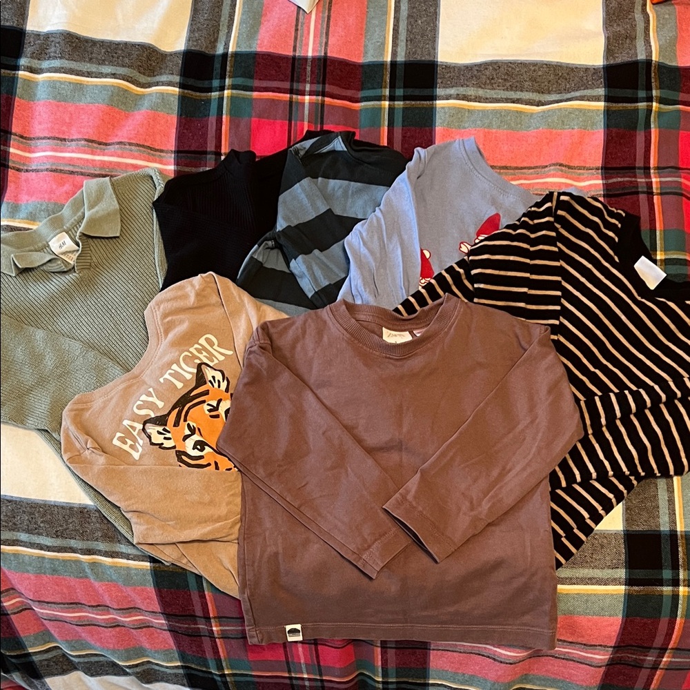 Assorted 2T (& oversized 12-24 mo) Long Sleeve Tees